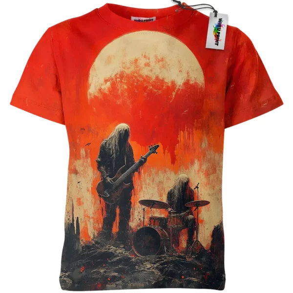 Blood Moon Rock Band Shirt, Graphic Shirt