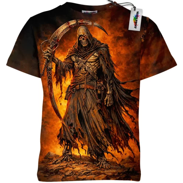 Inferno Grim Reaper Shirt, Graphic Shirt