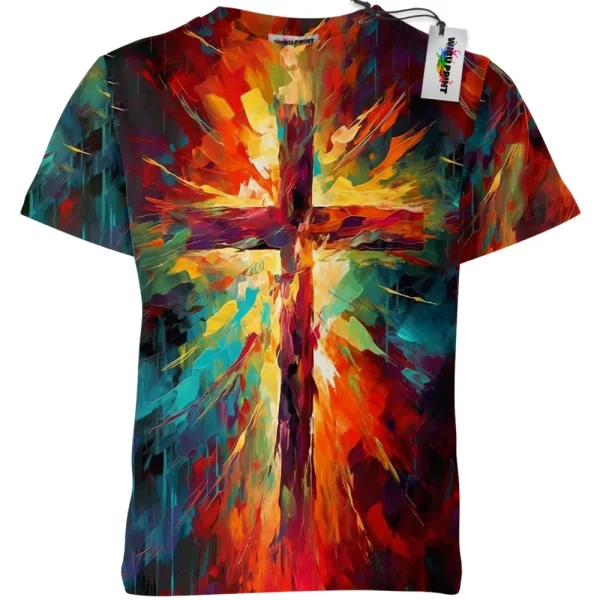 Sacred Light Cross Shirt, Graphic Shirt