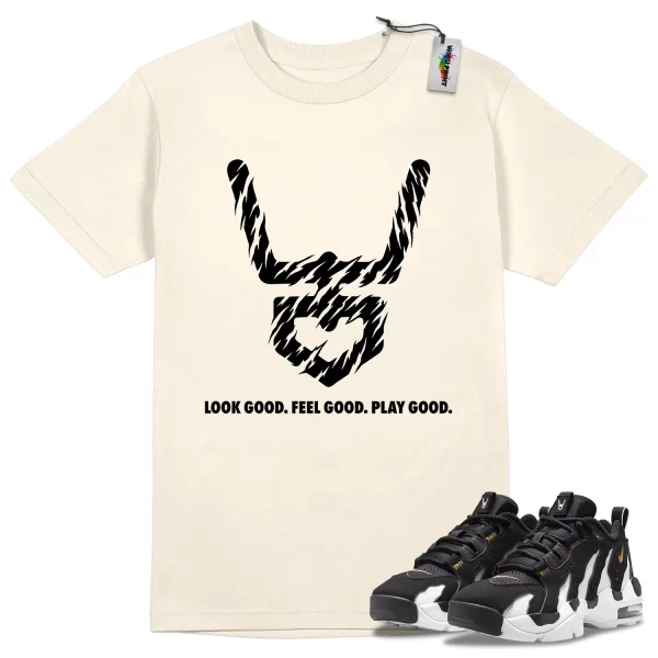 Wibuprint Play Good Shirt to Match Air DT Max 96 Low Black White – Air DT Max 96 Matching Graphic Tee – Black White 96s Shirt