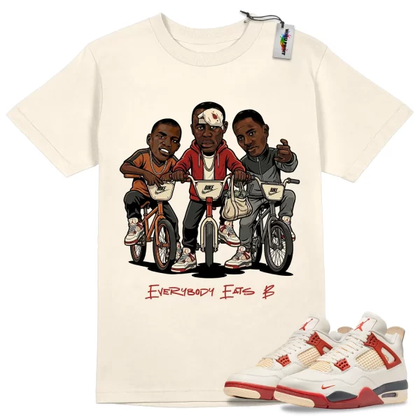 Wibuprint Everybody Eats B Shirt to Match Air Jordan 4 Brick After Brick – AJ4 Matching Graphic Tee – Brick After Brick 4s Shirt